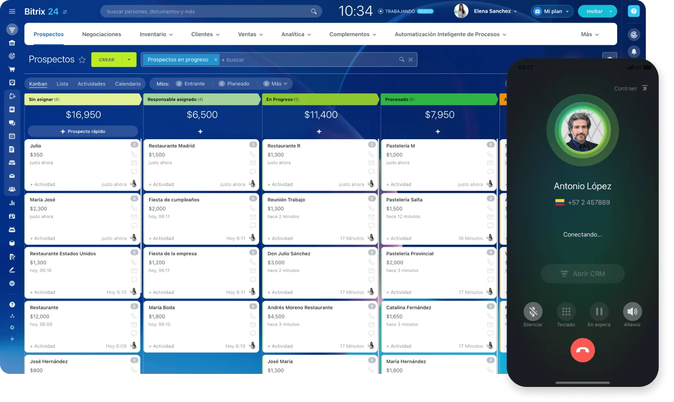 Bitrix24 CRM Dashboard